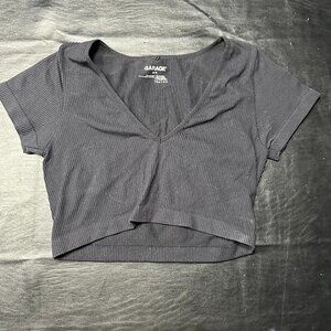 Garage Cropped Short Sleeve Shirt